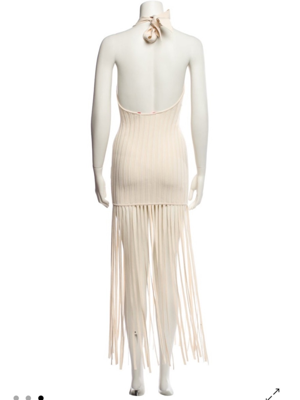 Simon Miller Halter Dress with fringe - Picture 2 of 6